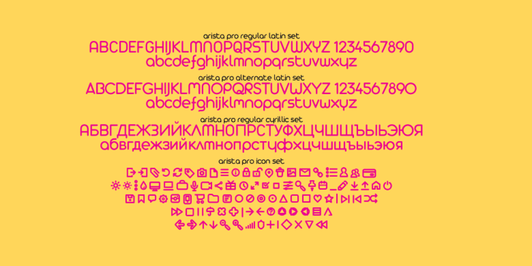 Arista Pro Font Family Image 3