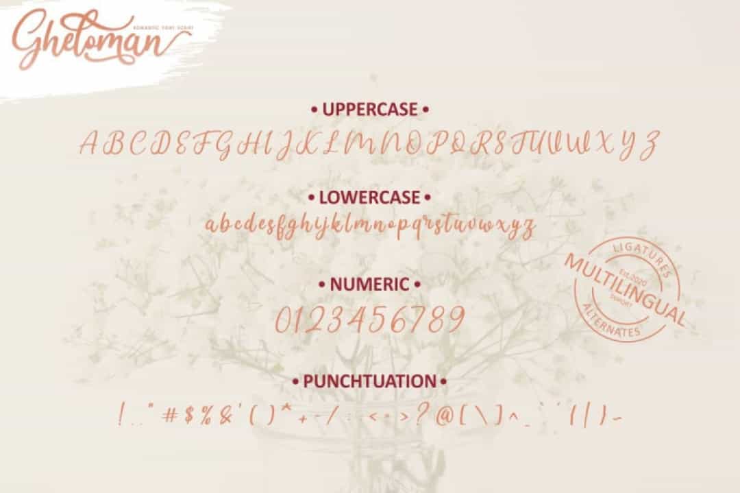 Gheloman Font Image 3