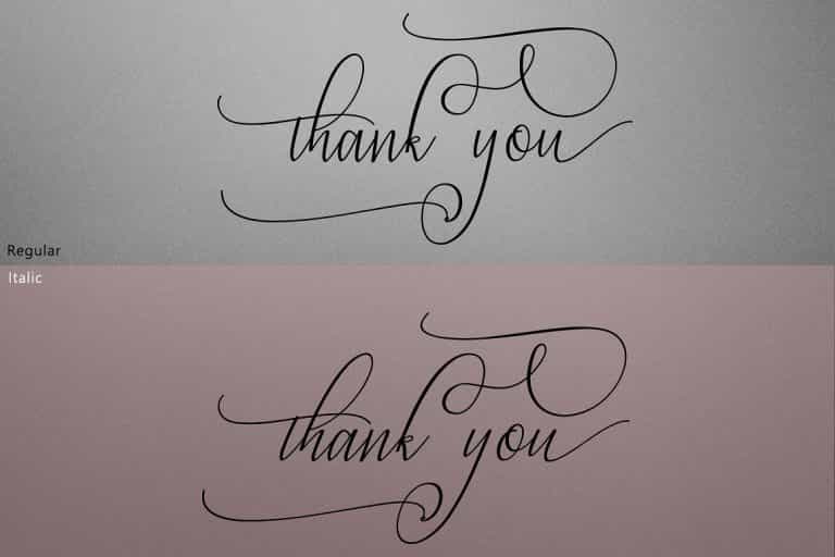 Fantastic Script Font Image 3