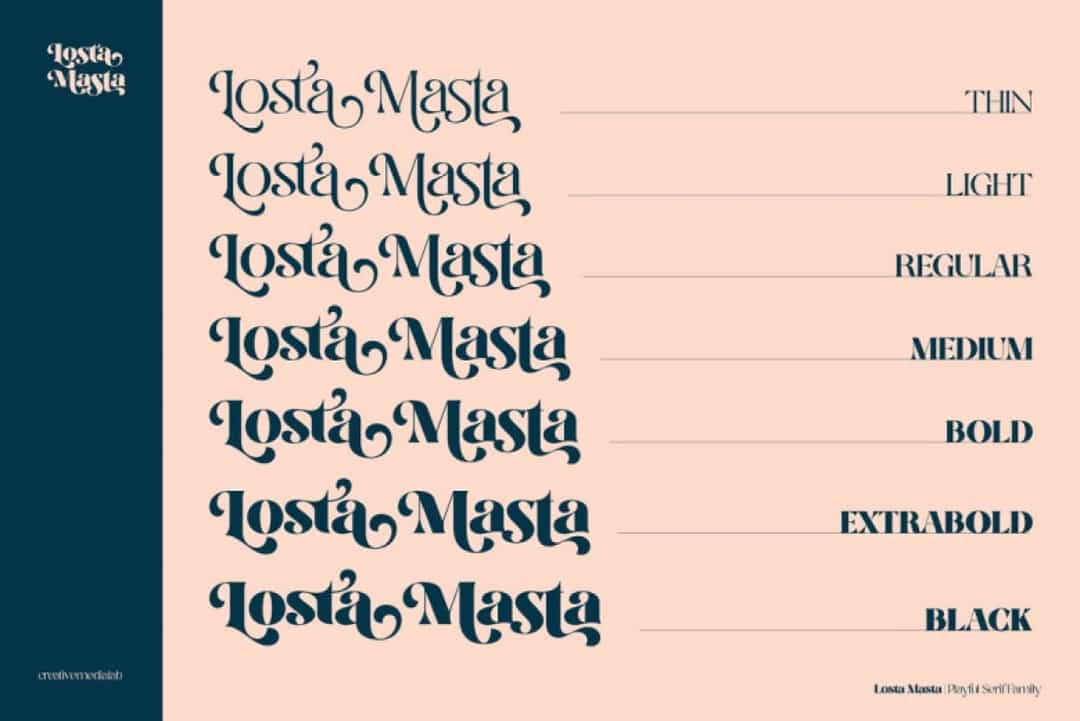 Losta Masta Font Image 2