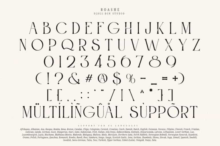 Roashe Font Image 3