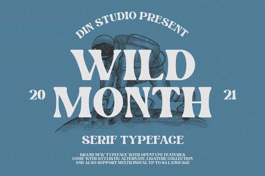 Wild Month Font Image 1