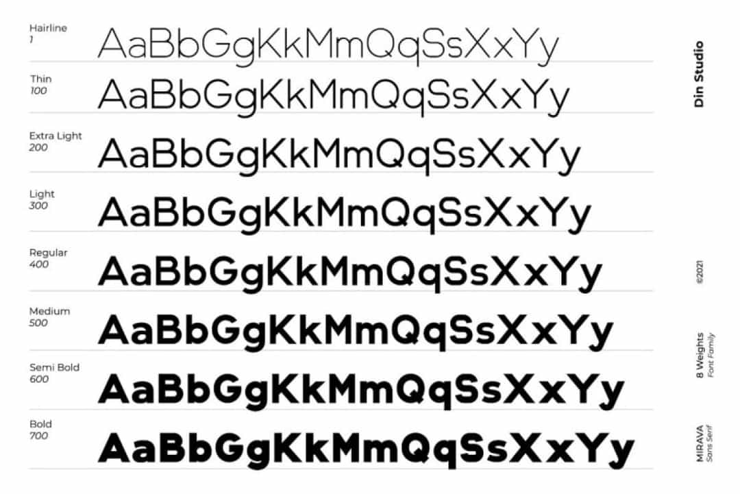 Mirava Sans Font Image 2