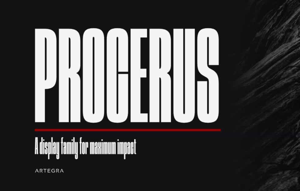 Procerus Font Family Image 1