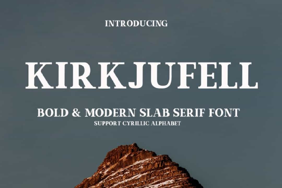 Kirkjufell Font Image 1