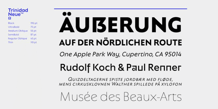 Trinidad Neue Font Family Image 3