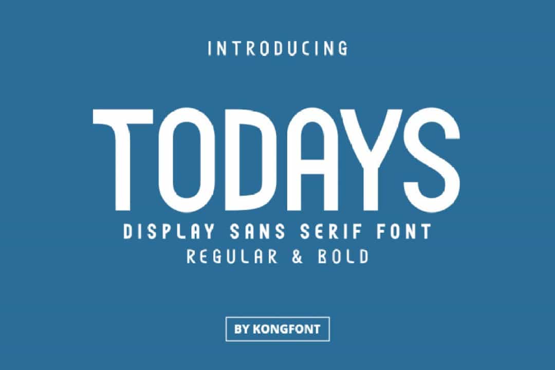 Todays Font Image 1