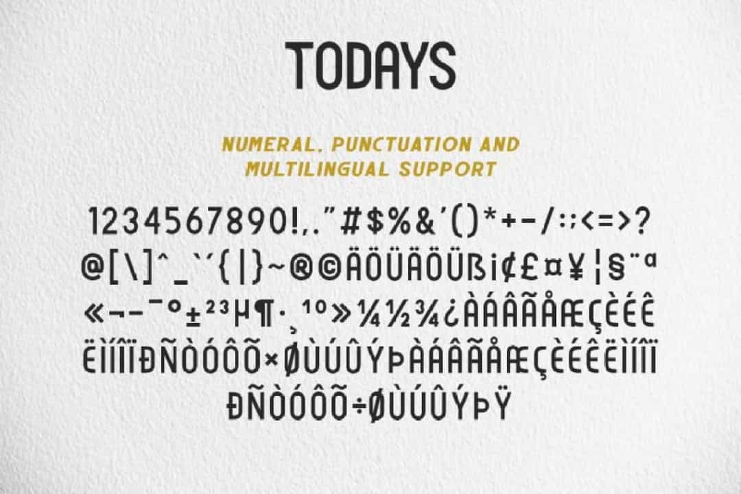 Todays Font Image 3