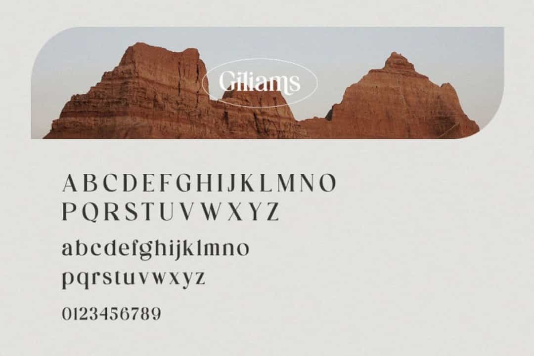 Giliams Font Image 3