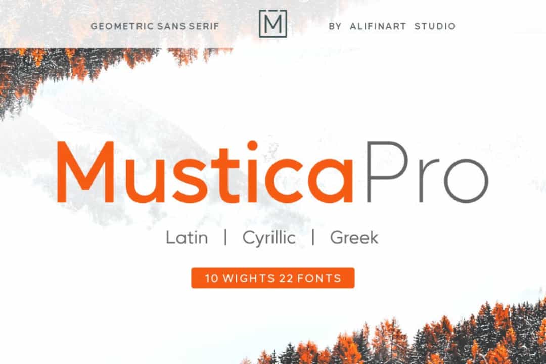 Mustica Pro Font Image 1