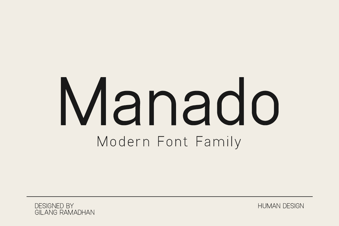 Manado Font Family Image 1