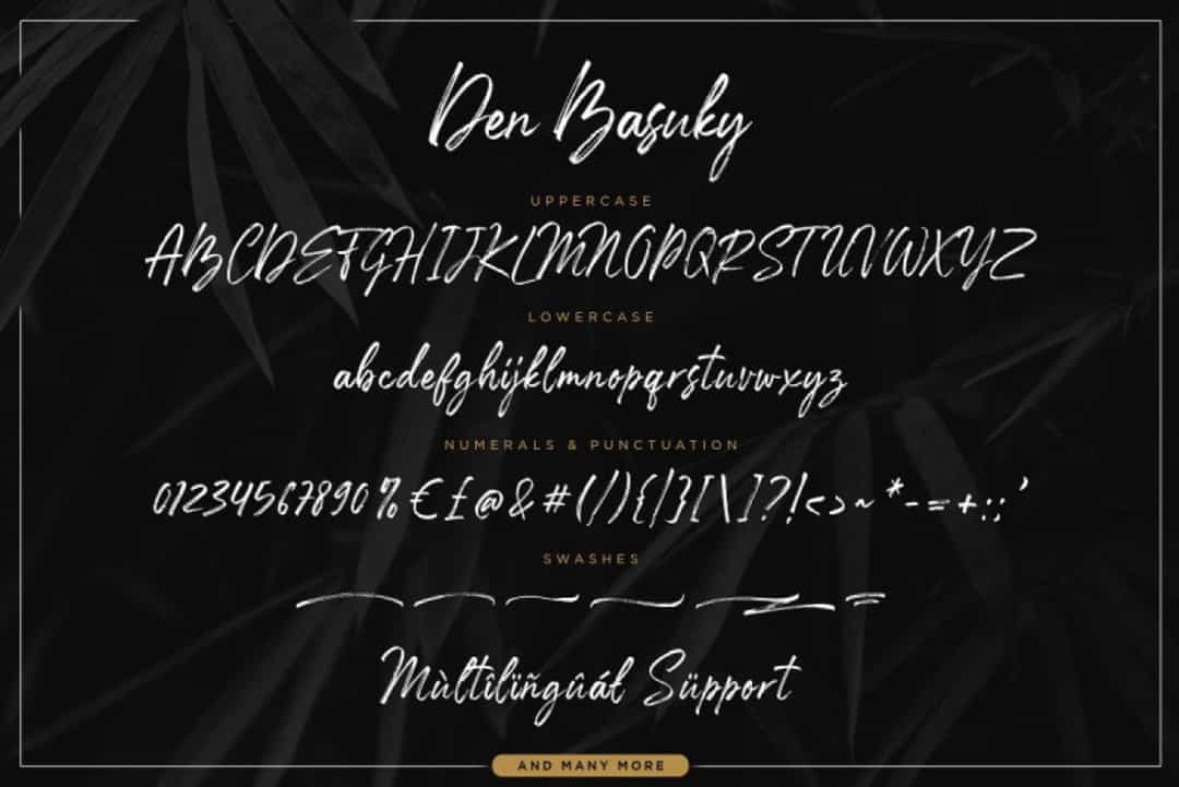 Den Basuky Font Image 3