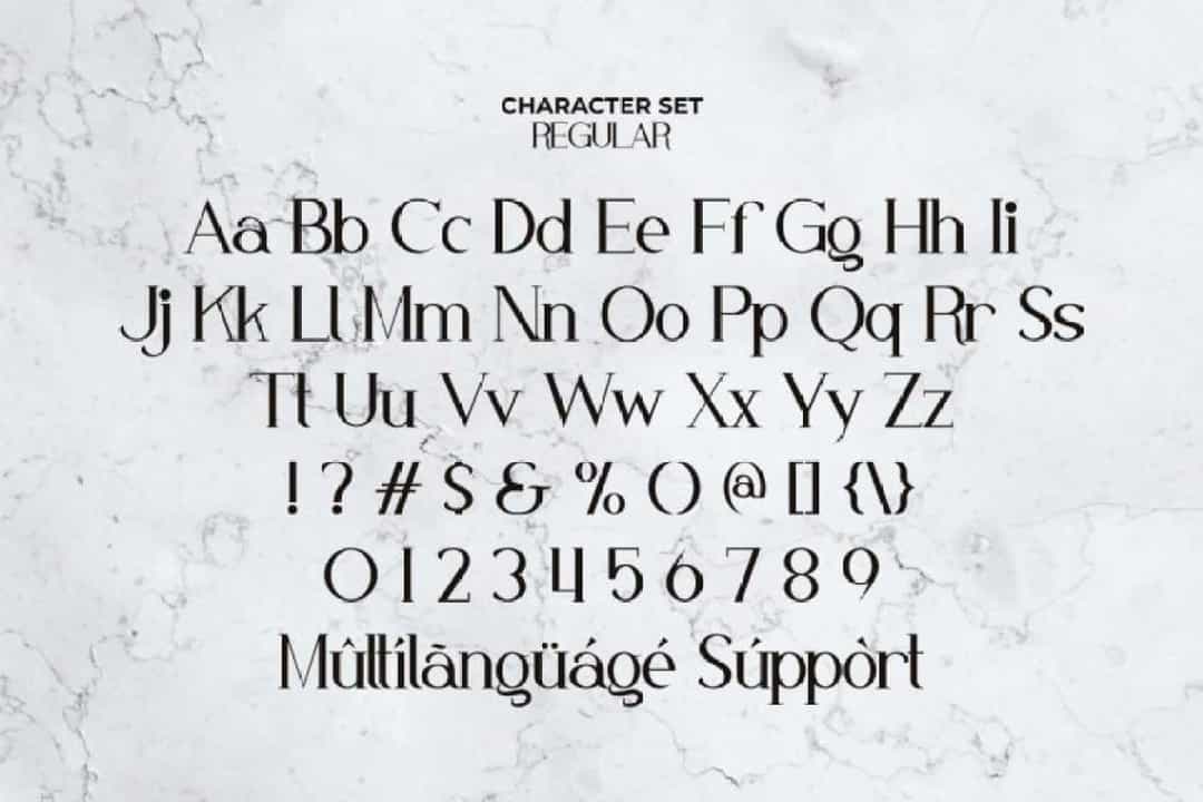 White Nougat Font Image 2