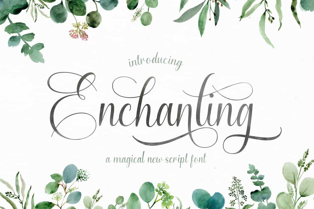 Enchanting Font Free Image 1