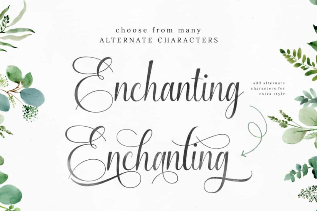 Enchanting Font Free Image 2