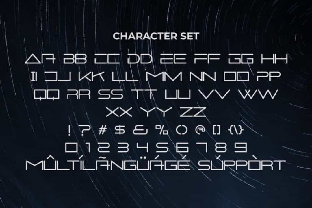Space Power Font Image 3