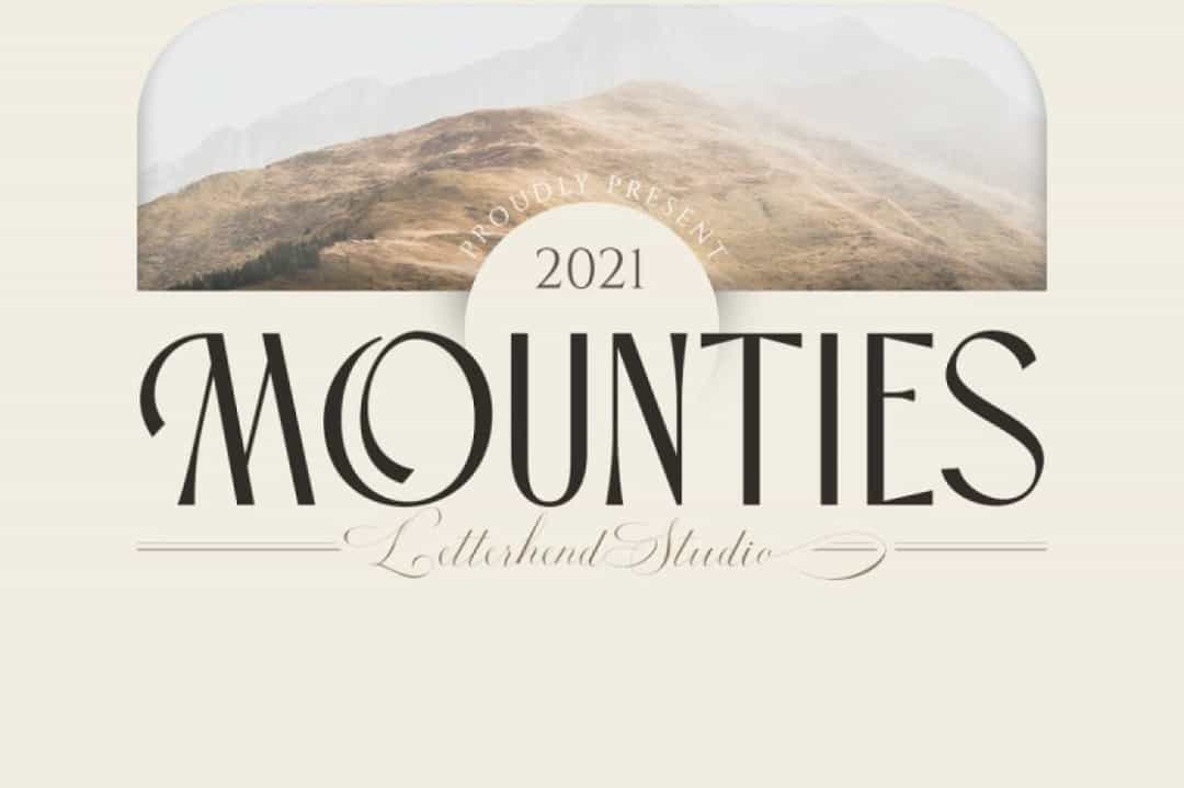 Mounties Font Image 1