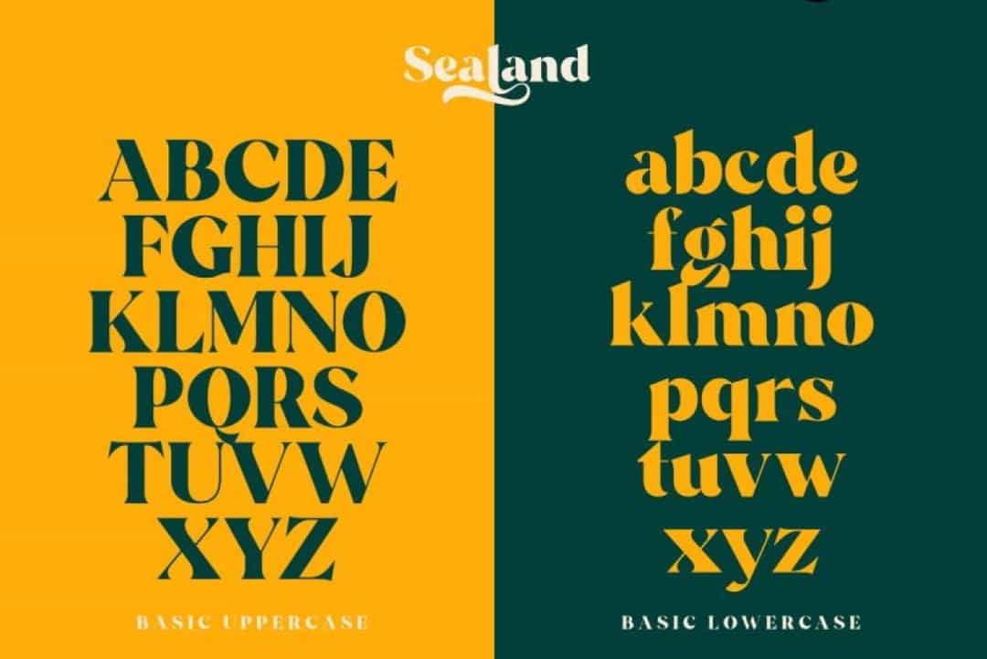 Sealand Font Image 3