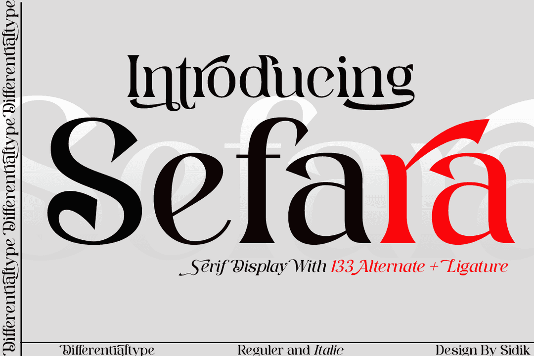 Sefara Font Image 1