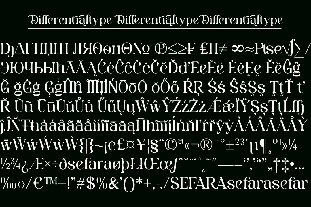 Sefara Font Image 3