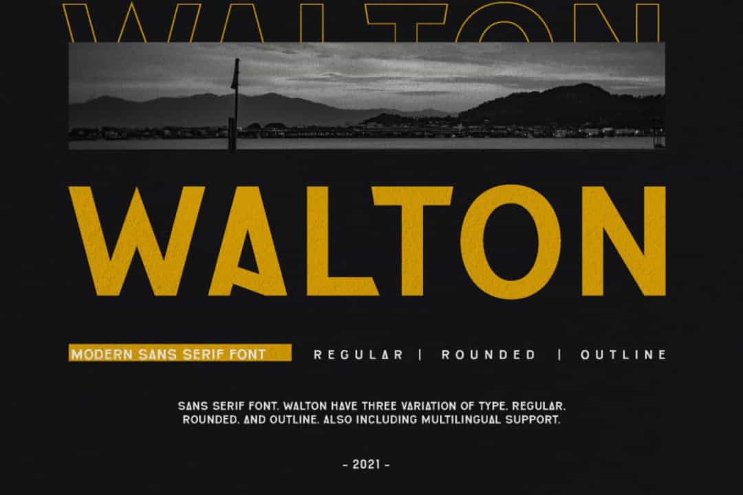 Walton Font Image 1