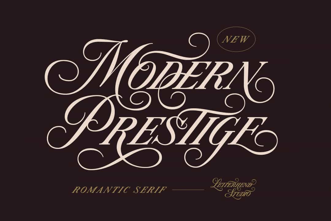 Modern Prestige Font Image 1