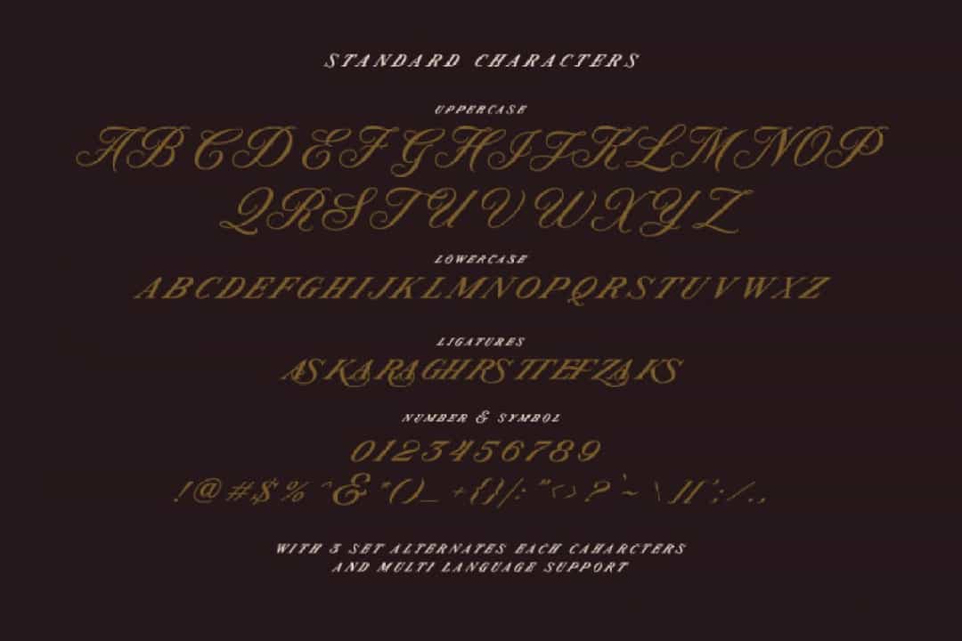 Modern Prestige Font Image 3