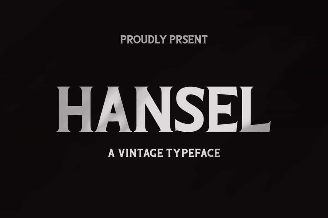 Hansel Font Image 1