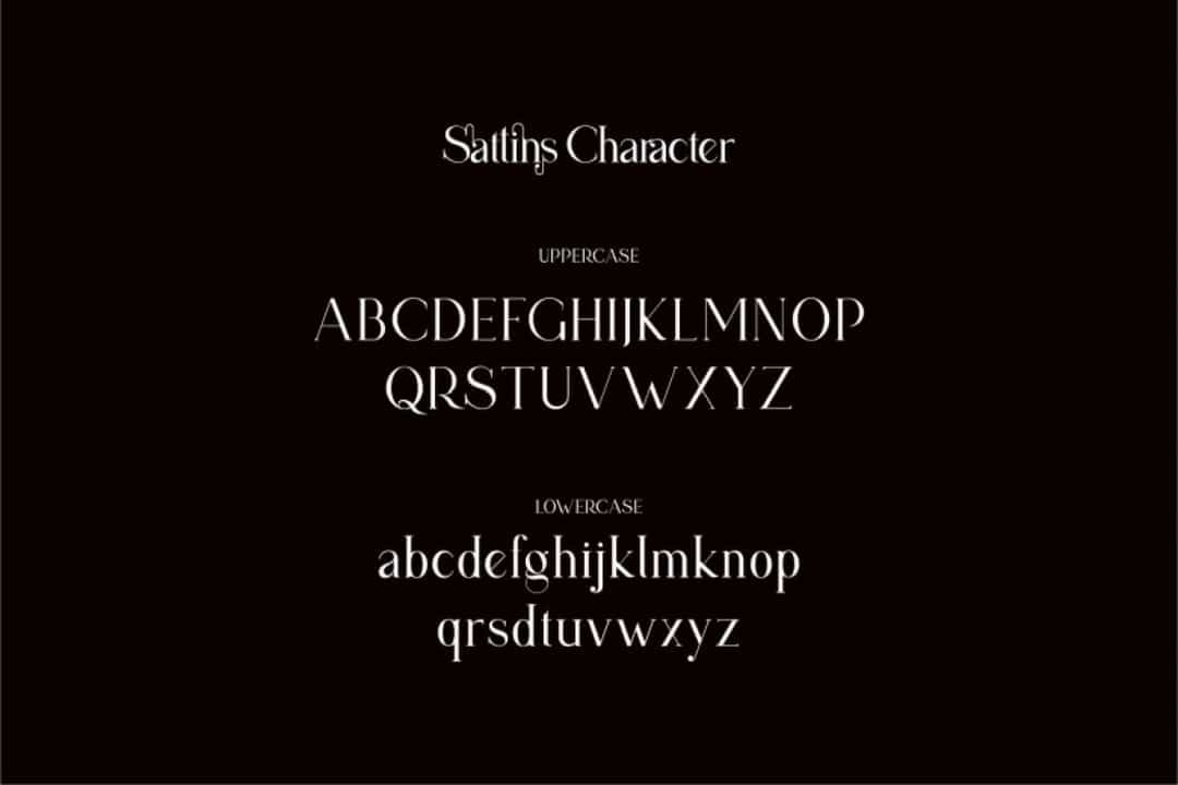 Sattins Font Image 2