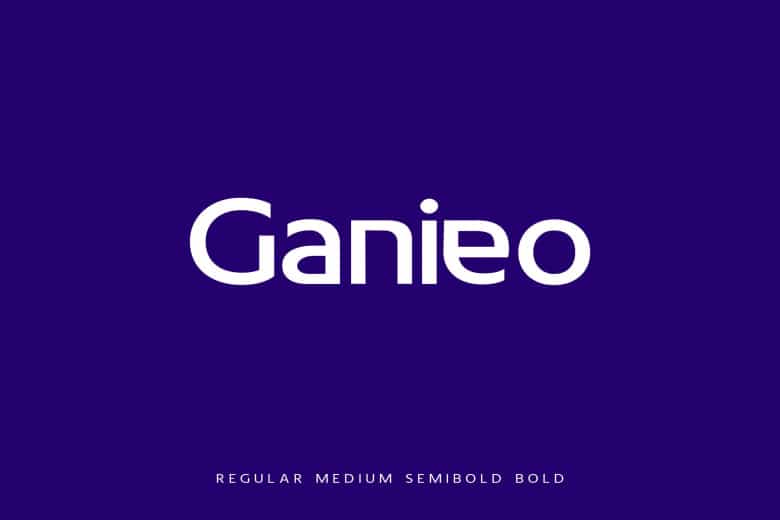 Ganieo Font Image 1