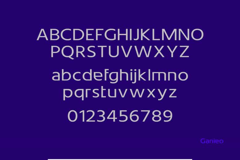 Ganieo Font Image 3
