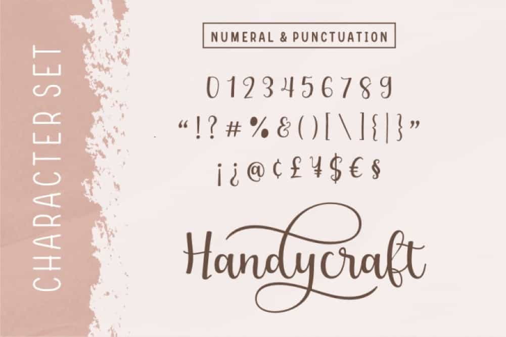Handycraft Font Image 3