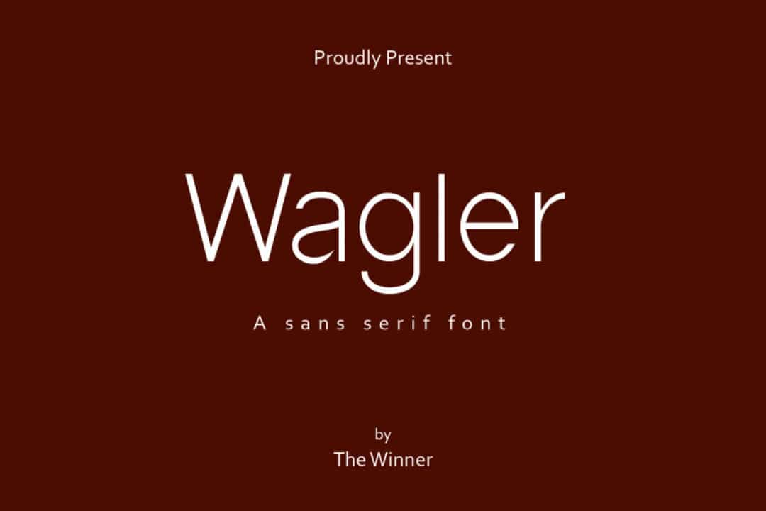 Wagler Font Image 1