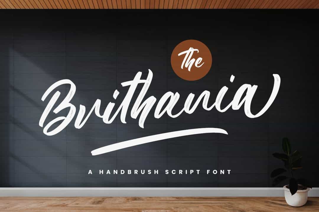 The Brithania Font Image 1