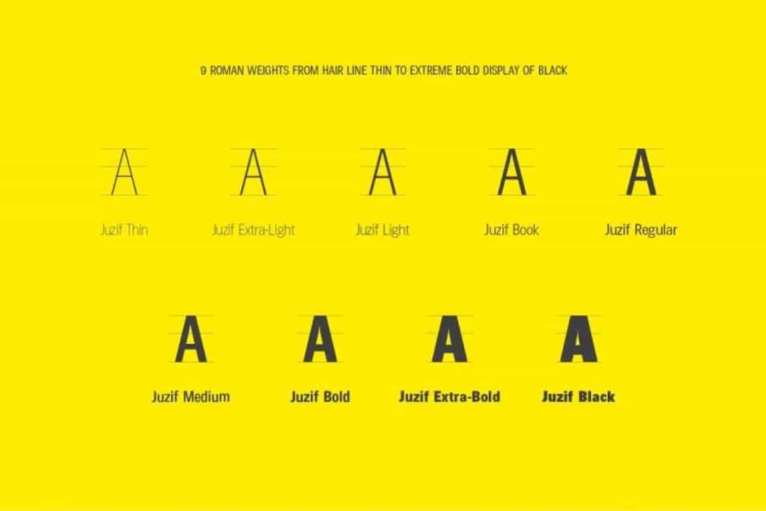 Juzif Font Family Image 3