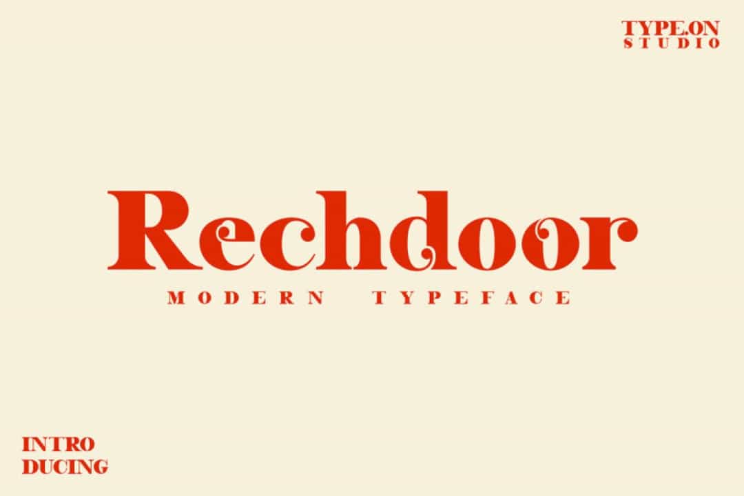 Rechdoor Font Image 1