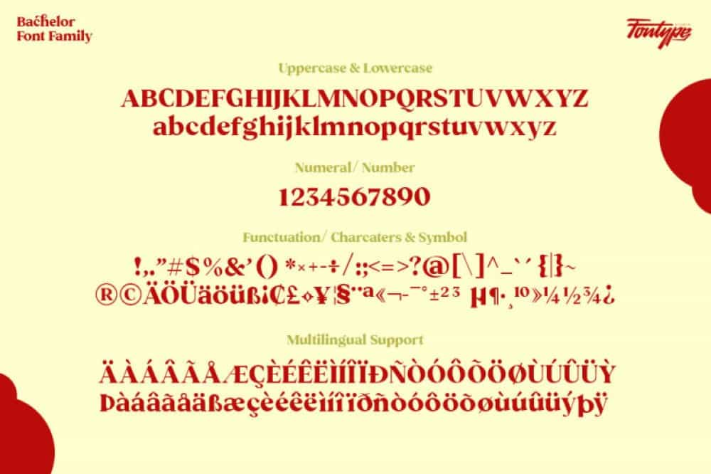 Bachelor Font Family Image 3