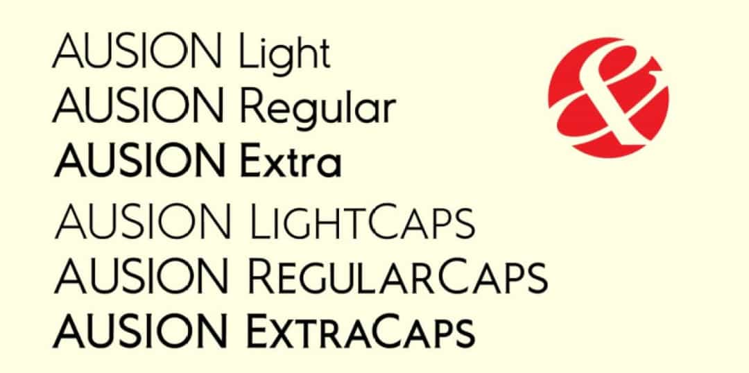 Ausion Font Image 2
