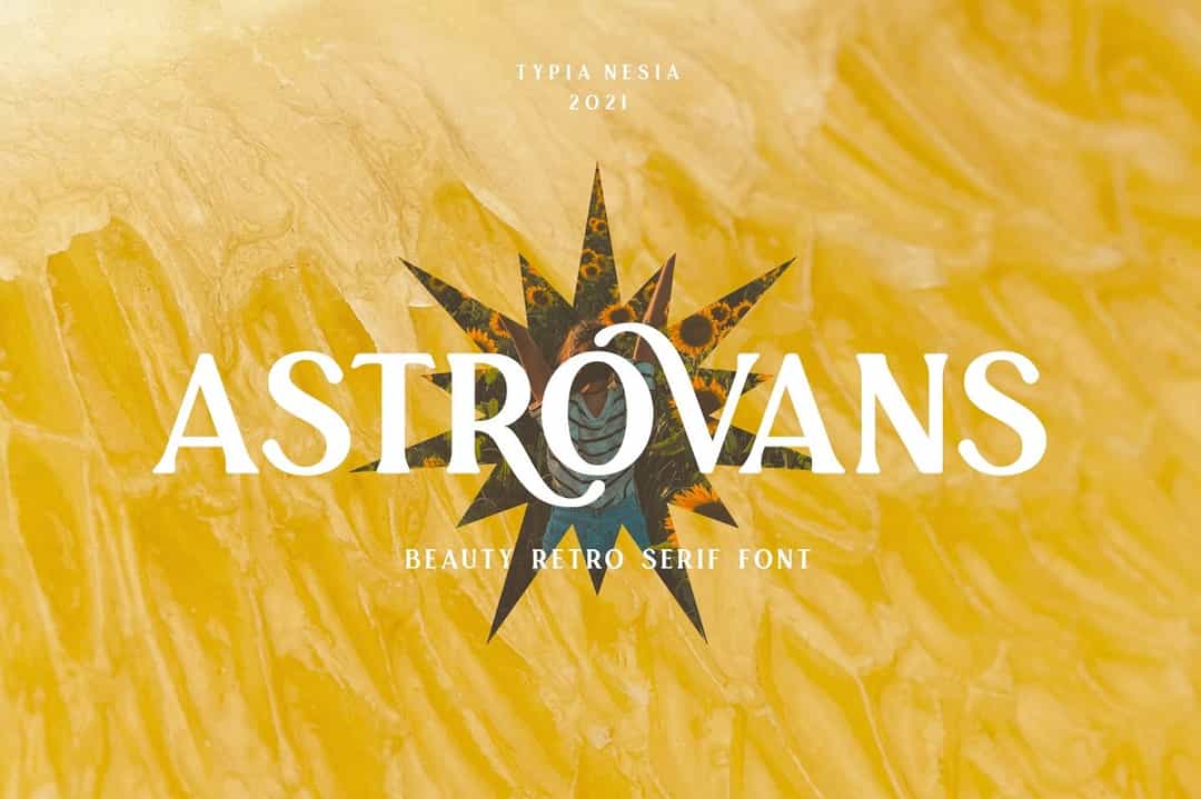 Astrovans Font Image 1