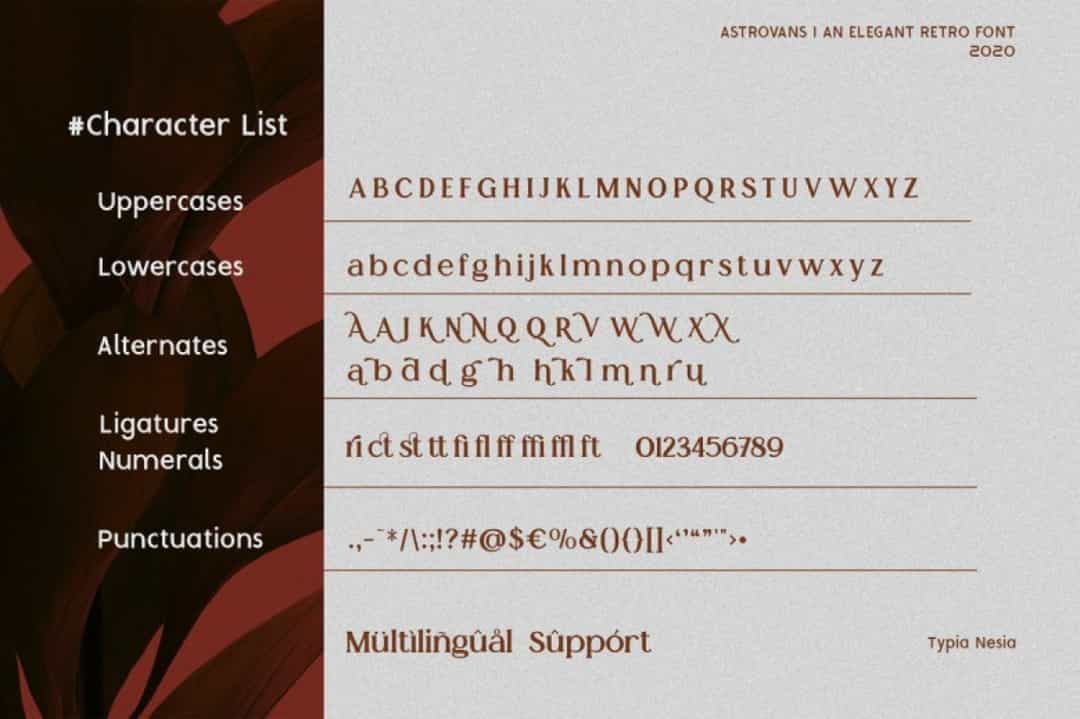 Astrovans Font Image 3