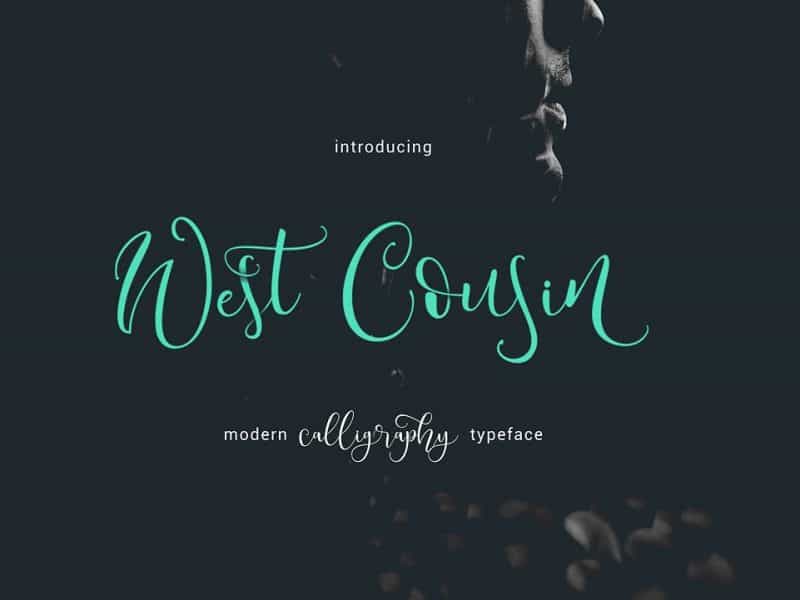 West Cousin Script Font Image 1