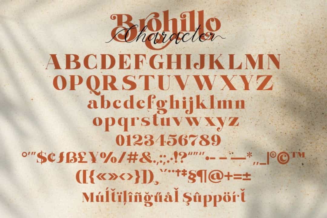 Brohillo Font Image 3