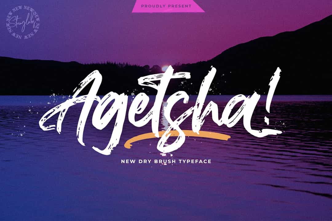 Agethsa Font Image 1