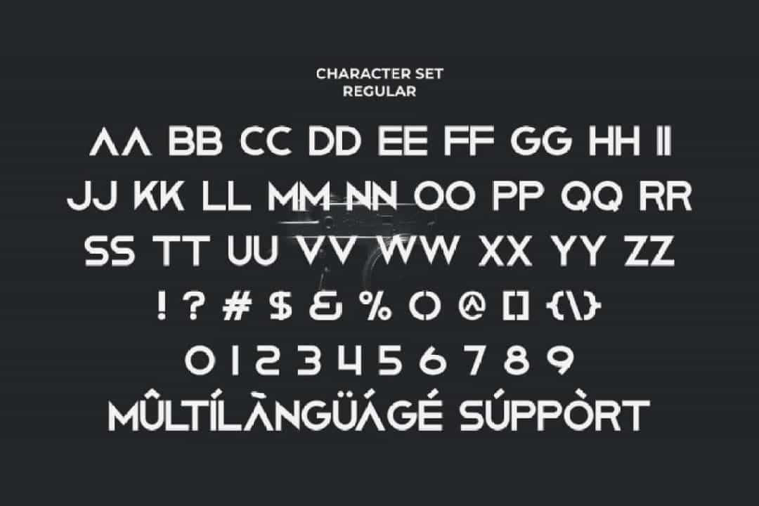 Overcame Font Image 3