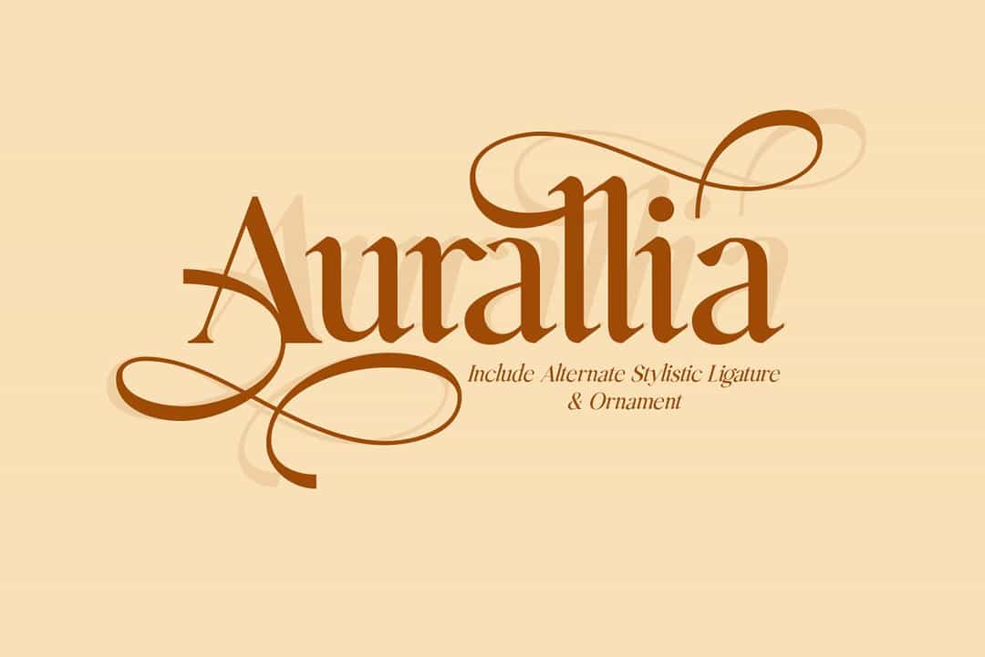 Aurallia Font Image 1
