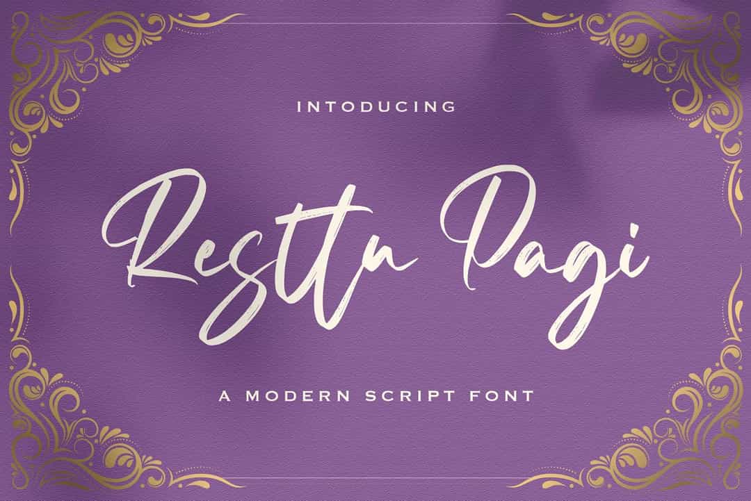 Resttu Pagi Font Image 1