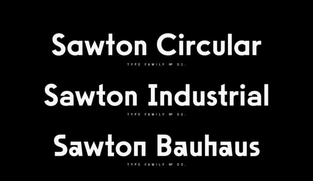 Sawton Font Image 2