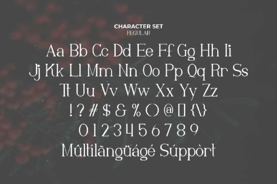 Rowan Berry Font Image 3