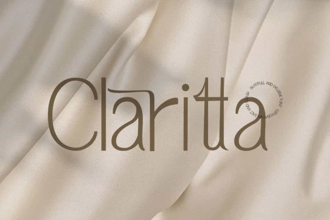 Claritta Font Image 1