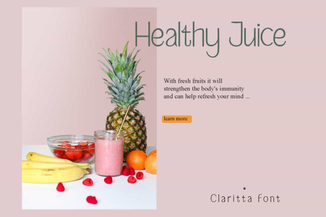 Claritta Font Image 2